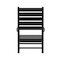 Flash Furniture Black All-Weather Classic Outdoor Rocking Chair LE-HMP-2002-110-BK-GG - alternate 4